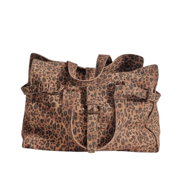 NWT Free People Wild Thing leopard tote - Picture 2 of 3